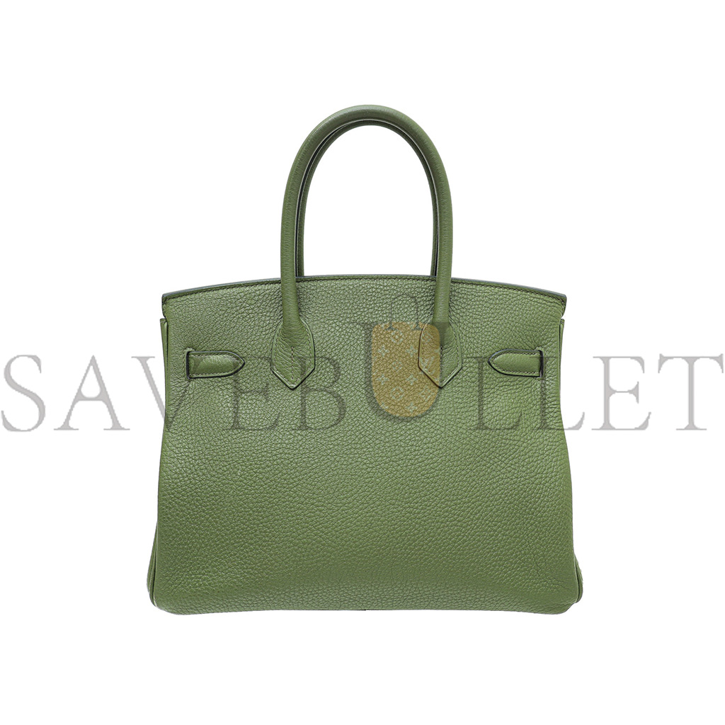 HERMES VERT OLIVE BIRKIN 30 BAG (30*22*16cm)